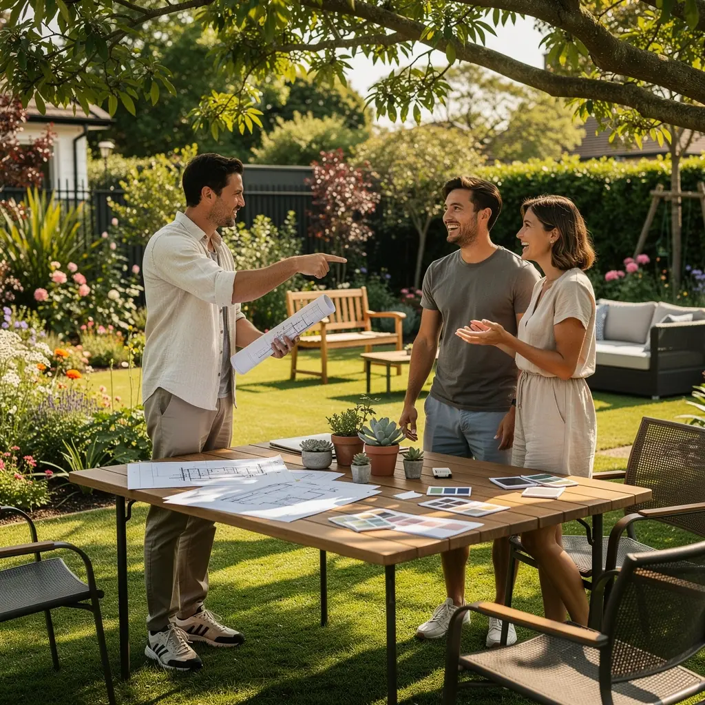 Stiilne magamistuba, kus on mugav voodi ja looduslikud materjalid, luues rahuliku atmosfääri.
